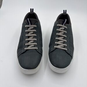 Martin Dingman Cameron Sheepskin Sneakers Ocean Blue Size 10.5